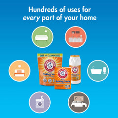Arm & Hammer Pure Baking Soda in the kitchen for baking and gentle cleaning