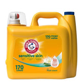 Arm & Hammer Sensitive Skin bottle 170oz highlights gentle cleansing for sensitive skin.
