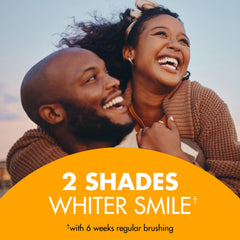 Arm & Hammer Advance White label detail emphasizes baking soda power.