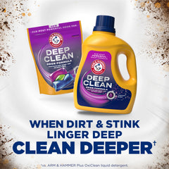 Deep Clean Odor Formula targets odors in fibers for deeper clean results.