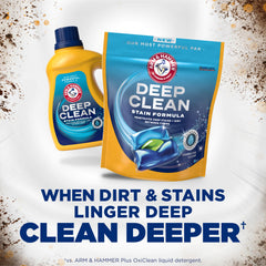 Arm & Hammer Power Pak uses ionic micro-scrubbers to reach deep stains.