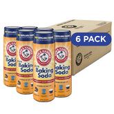 Arm & Hammer Pure Baking Soda Shaker 12oz front view for convenient six-pack