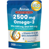 Arofum lemon burpless softgels bottle front for easy daily digestion support.