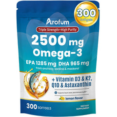 Arofum lemon burpless softgels bottle front for easy daily digestion support.