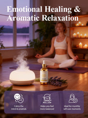 AromaLYA lavender oil dropper-cap for precise, mess-free use.