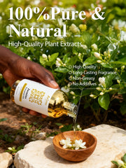 AromaLYA Jasmine diffuser-application shows easy diffusion of a floral scent.