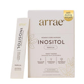 Arrae Inositol vanilla stick-pack for convenient daily hormonal support.