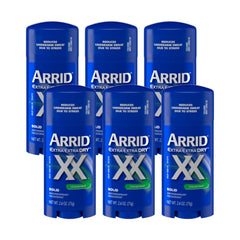 Arrid XX Unscented anti-perspirant stick offers daily dryness and confidence.