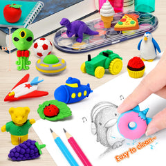 Arscniek ship eraser inspires imaginative play and crafts.