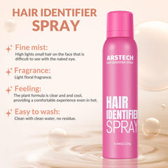 Arstech Four-pack Face Shavers shown with non-slip grip for precise shaving.