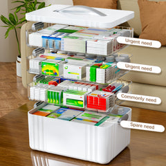 ARSTPEOE durable storage box shielding medicines from sunlight and moisture