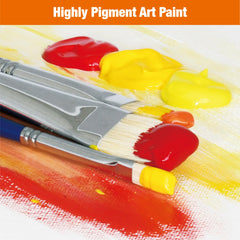Artbreezing closeup of brushwork detailing blending and precision