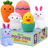 ArtCreativity bunny pair bath toy, easy grip for toddlers during bath time