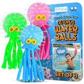 ArtCreativity octopus water balls pack of 3 for bath and beach fun