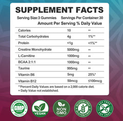 ArtDietistX Creatine Gummies blueberry flavor for post-workout support.