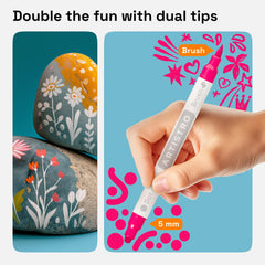 ARTISTRO 24 dual-tip nibs show precise detail and broad coverage.