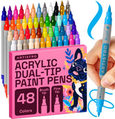 ARTISTRO 48 brush-tip close-up for detailed strokes on surfaces