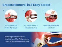 ARTMAN autoclavable braces remover demonstrated for repeated professional use.
