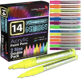ArtShip Design neon paint pen glowing under UV light for dramatic effects
