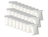 Artsity white air dry foam clay 24-pack front view, clean and kid-friendly