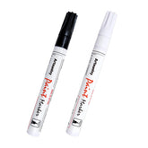 Artsunlvy paint pens 2-pack in black and white for versatile crafts.