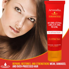 Close-up of creamy Arvazallia mask texture delivering intense hydration.