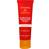 Arvazallia Hydrating Argan Oil Hair Mask bottle nourishes and smooths dry hair.