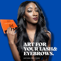 ARYANA NEW YORK Lash and Brow kit black and brown pomade 5ml for shade versatility