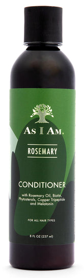 As I Am Rosemary Conditioner 8oz bottle shows moisturizing formula