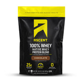 Ascent 100% Whey Protein Bottle ready for a post-workout shake