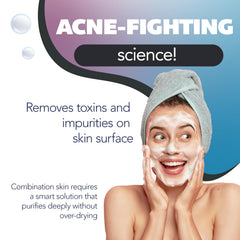 Asepxia charcoal bar soap pore-cleanse scene emphasizes dirt and oil removal.