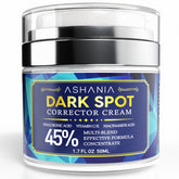 Ashania Dark Spot Corrector jar shows a smooth, lightweight cream for daily brightening.