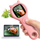 Ashfly 2-inch LCD display shows live microscopic images for kids