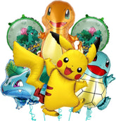 Aslike 6-piece anime balloons with 3D shapes add vibrant party flair