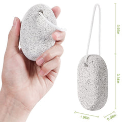 Asqraqo pumice stone with ergonomic grip for easy callus removal