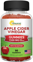 aSquared Nutrition ACV gummies bottle for convenient daily digestion support