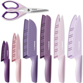 Astercook 8-inch chef knife in action, precise chopping for everyday meals