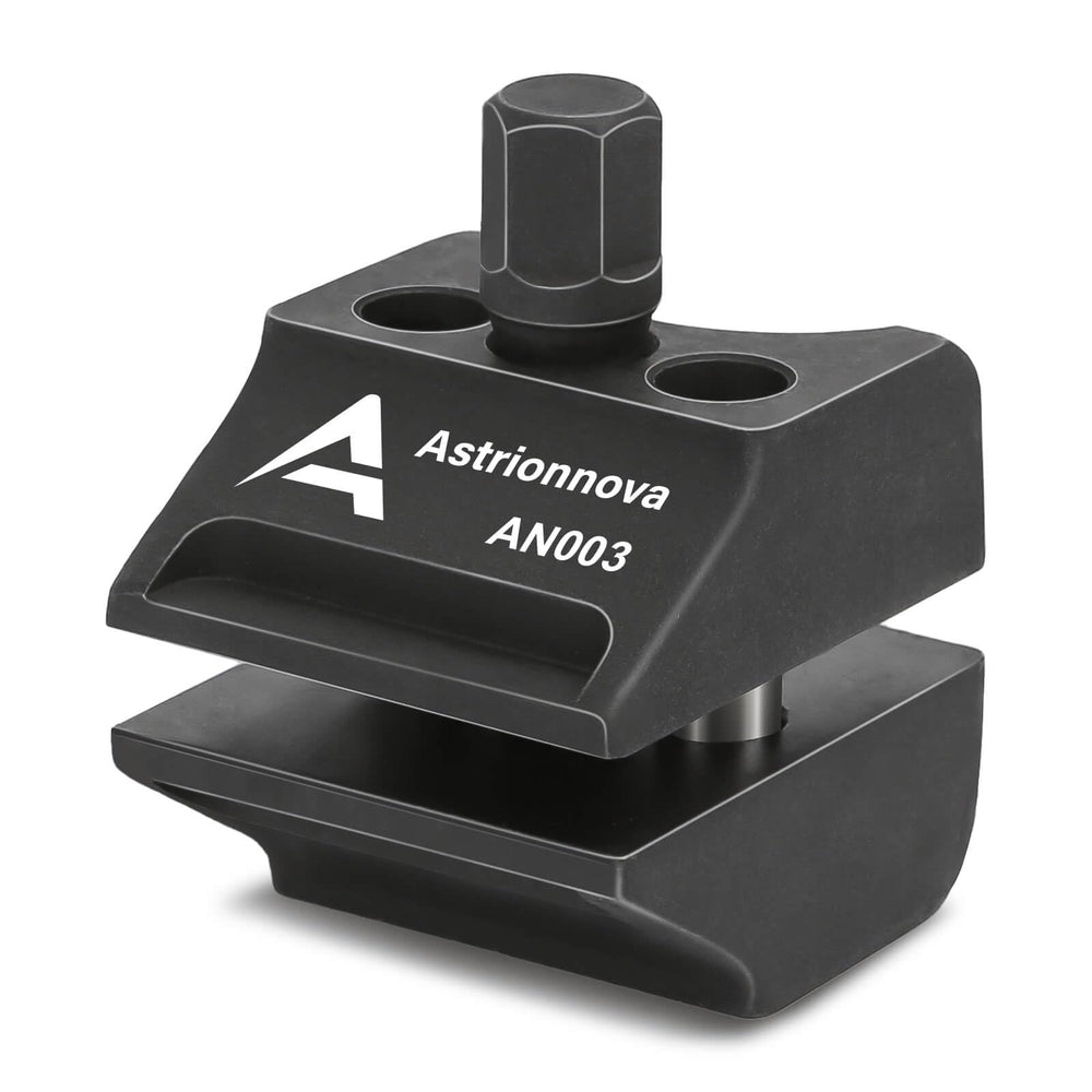 Astrionnova universal strut spreader tool side view for smoother, damage-free removal