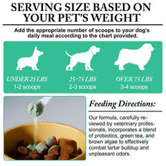 asusxcli dog dental powder serving spoon ready for daily dental routine