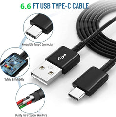 Aszpbydz Samsung compatible USB-C charger with safety safeguards.