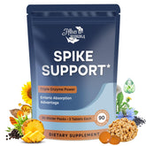 Atherionyxora Spike Detox bottle front view highlighting the 3-in-1 enzyme blend for circulatory support