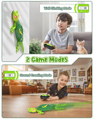 ATHLERIA remote-control gecko with 33ft range enables dynamic, far-reaching control