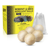 Atindirey rodent-repellent balls 12-pack deter mice in pantry and garage with long-lasting peppermint scent