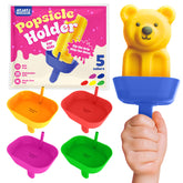 ATJATJ drip-free popsicle holders in action for mess-free snacking