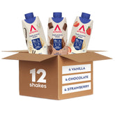 Atkins Best Sellers Variety Pack pack shot showing three flavors for convenient fueling