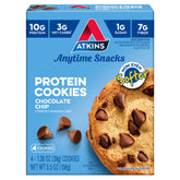 Atkins Chocolate Chip Protein Cookie pack for a convenient keto-friendly snack.