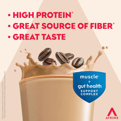Atkins Strong Café Latte Shake on-the-go snack for busy days