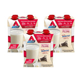 Atkins Vanilla Cream Meal Size bottle showing 23g protein and ready-to-drink convenience