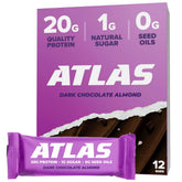 Atlas Real Food Protein Bar ingredients closeup highlights real foods for everyday use