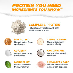 Atlas Real Food Protein Bar no seed oils with a clear ingredient list visible.